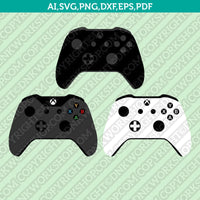Xbox Controller SVG Vector Silhouette Cameo Cricut Cut File Clipart Png Dxf Eps