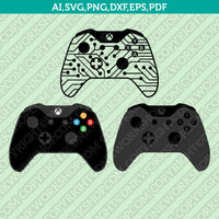 Xbox Controller SVG Vector Silhouette Cameo Cricut Cut File Clipart Png Dxf Eps