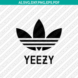 Yeezy Logo SVG Silhouette Cameo Cricut Cut File Vector Png Eps Dxf