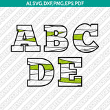 Zombie Letters Mummy Monster Bandage Halloween Letter Font Alphabet Lettering Party SVG Vector Silhouette Cameo Cricut Cut File Clipart Png Dxf Eps