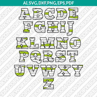 Zombie Letters Mummy Monster Bandage Halloween Letter Font Alphabet Lettering Party SVG Vector Silhouette Cameo Cricut Cut File Clipart Png Dxf Eps