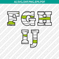 Zombie Letters Mummy Monster Bandage Halloween Letter Font Alphabet Lettering Party SVG Vector Silhouette Cameo Cricut Cut File Clipart Png Dxf Eps