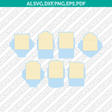 A7 Envelope Template SVG Laser Cut File Cricut