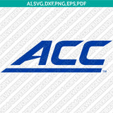 ACC NCAA Conference Logos SVG Bundle