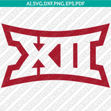 BIG12 NCAA Conference Logos SVG Bundle