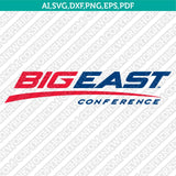 BIG EAST NCAA Conference Logos SVG Bundle
