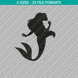 Disney Ariel Mermaid Embroidery Design - 6 Sizes - INSTANT DOWNLOAD