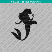 Disney Ariel Mermaid Embroidery Design - 6 Sizes - INSTANT DOWNLOAD