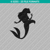 Disney Ariel Mermaid Embroidery Design - 6 Sizes - INSTANT DOWNLOAD