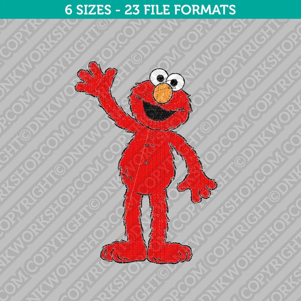 Elmo Machine Embroidery Design - 7 Sizes - INSTANT DOWNLOAD