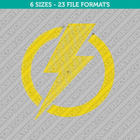 Lightning Thunder Storm Machine Embroidery Design - 7 Sizes - INSTANT DOWNLOAD