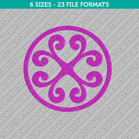 Elegant Hearts Machine Embroidery Design - 7 Sizes - INSTANT DOWNLOAD