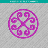 Elegant Hearts Machine Embroidery Design - 7 Sizes - INSTANT DOWNLOAD