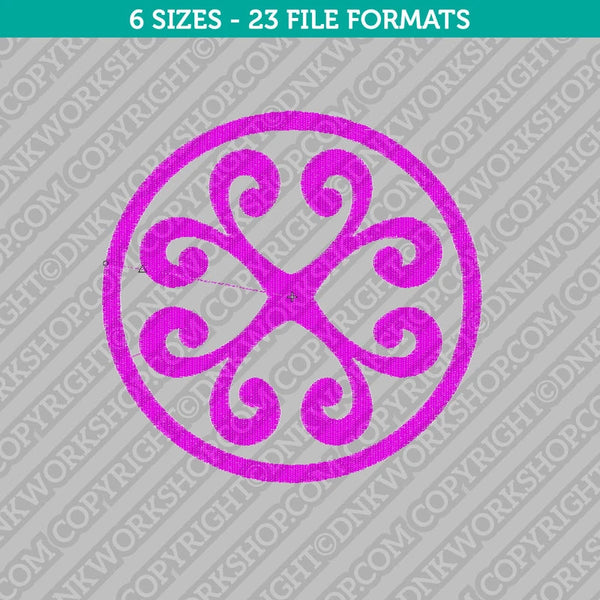 Elegant Hearts Machine Embroidery Design - 7 Sizes - INSTANT DOWNLOAD