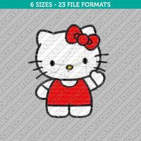 Hello Kitty Embroidery Design - 6 Sizes - INSTANT DOWNLOAD