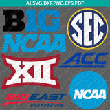 NCAA Conference Logos SVG Bundle