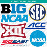 NCAA Conference Logos SVG Bundle