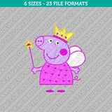 PEPPA PIG Machine Embroidery Design - 5 Sizes - INSTANT DOWNLOAD