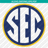 SEC NCAA Conference Logos SVG Bundle