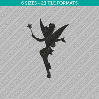 Disney Tinkerbell Machine Embroidery Design - 6 Sizes - INSTANT DOWNLOAD