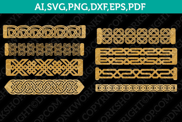 Celtic-Leather-Cuff-Bracelet-Template-SVG-Jewelry-Laser-Cut-File-Cricut