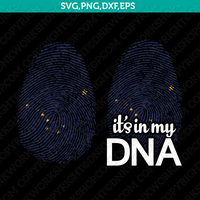 Alaska Flag It's In My DNA Fingerprint SVG Vector Cricut Cut File Clipart Png Eps Dxf