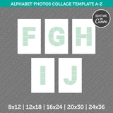 Alphabet Birthday Template Canva PDF