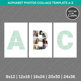 Alphabet Birthday Template Canva PDF