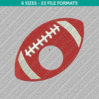 American Football Monogram Embroidery Design - 6 Sizes - INSTANT DOWNLOAD 