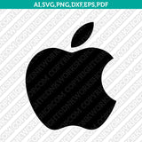 Apple SVG Cut File Cricut Vector Sticker Decal Silhouette Cameo Dxf PNG Eps