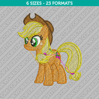 Applejack My Little Pony Embroidery Design