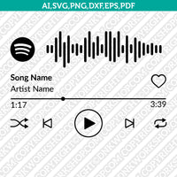 Audio Control Buttons Music Player SVG Sticker Decal Silhouette Cameo Cricut Cut File Dxf PNG pdf
