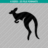 Australian Kangaroo Embroidery Design - 6 Sizes - INSTANT DOWNLOAD