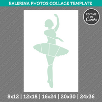 Balerina Photo Collage Canva PDF