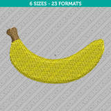 Banana Machine Embroidery Design - 6 Sizes - INSTANT DOWNLOAD