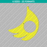 Banana Monogram Frame Embroidery Design - 6 Sizes - INSTANT DOWNLOAD