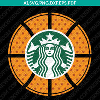 Basketball Baseball Starbucks SVG Tumbler Mug Cold Cup Sticker Decal Silhouette Cameo Cricut Cut File