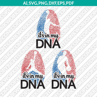 Basketball Jump Man Air Jordan In My DNA Fingerprint SVG Vector Silhouette Cameo Cricut Cut File Clipart Dxf Eps Png