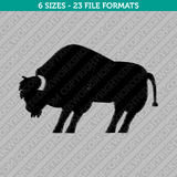 Bison Embroidery Design - 6 Sizes - INSTANT DOWNLOAD 