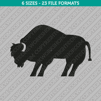 Bison Embroidery Design - 6 Sizes - INSTANT DOWNLOAD Bison Embroidery Design - 6 Sizes - INSTANT DOWNLOAD 