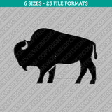 Bison Embroidery Design - 6 Sizes - INSTANT DOWNLOAD 