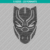 Black Panther Embroidery Design