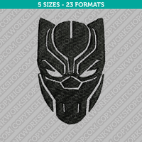 Black Panther Embroidery Design