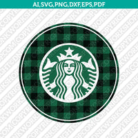 Checkered Starbucks Cups Border Decal -  New Zealand
