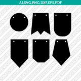 Party Bunting Banner Flag SVG Silhouette Cameo Cricut Cut File Vector Png Eps Dxf