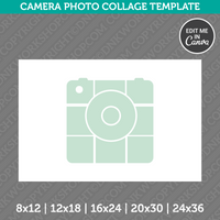  Camera Photography Photo Collage Template Canva PDF