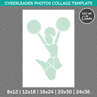 Cheerleader Cheerleading Canva Photo Collage PDF