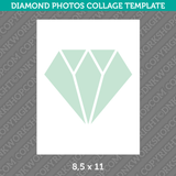 Diamond Photo Collage Template Canva