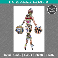 Drill Team Canva Photo Collage PDF