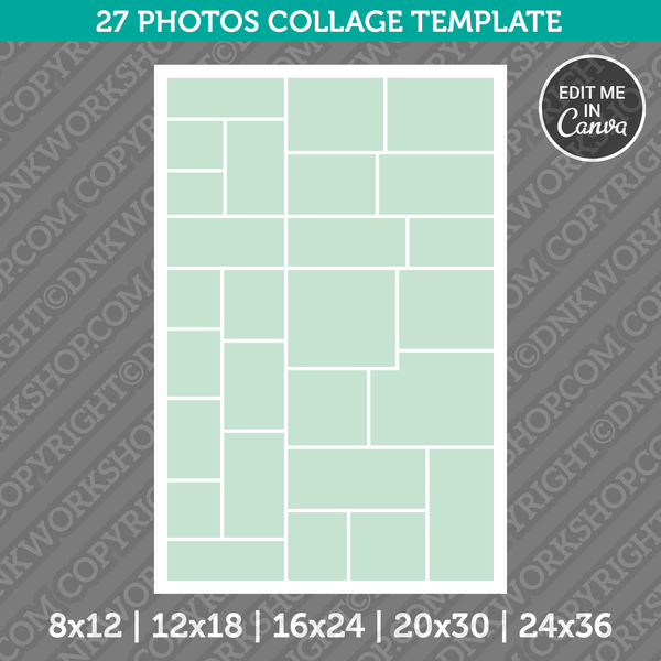 Canva Photo Collage Template Style 21